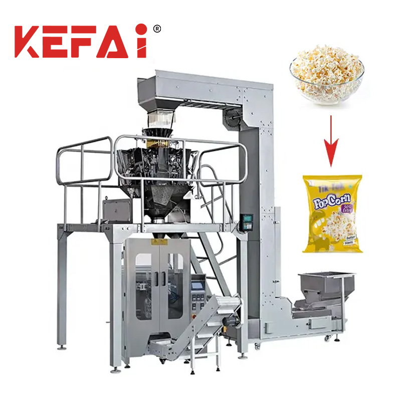 Mesin Pembungkus Popcorn Penimbang Berbilang Kepala KEFAI